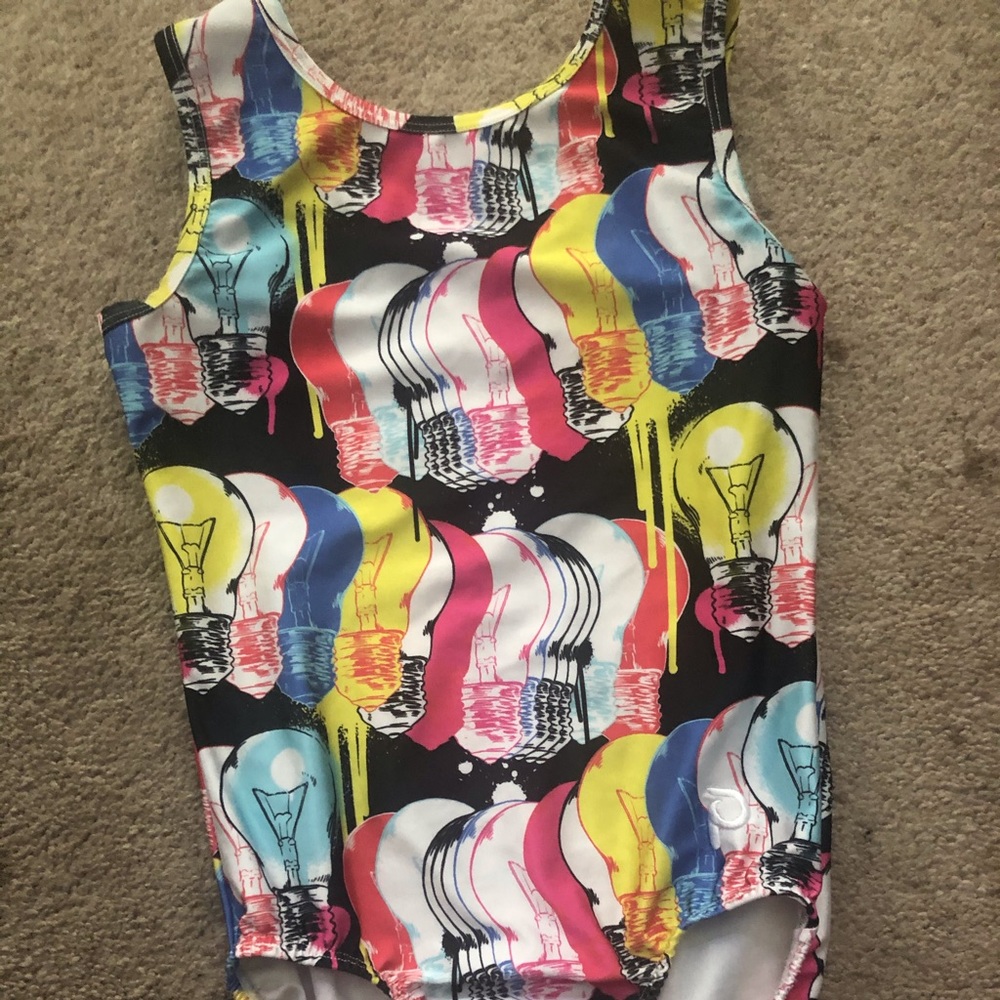 Plum Bright Idea gymnastics leotard AM